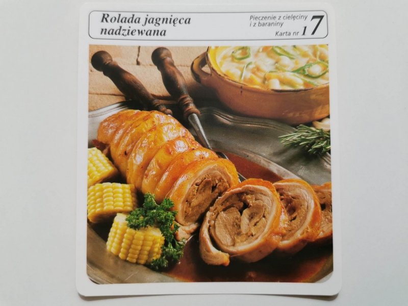 KARTA KULINARNA NR. 1 ROLADA JAGNIĘCA NADZIEWANA