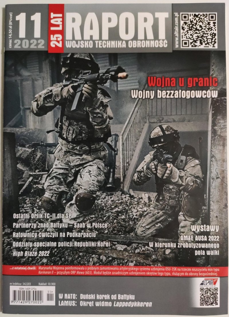 RAPORT WOJSKO TECHNIKA OBRONNOŚĆ – 11/2022