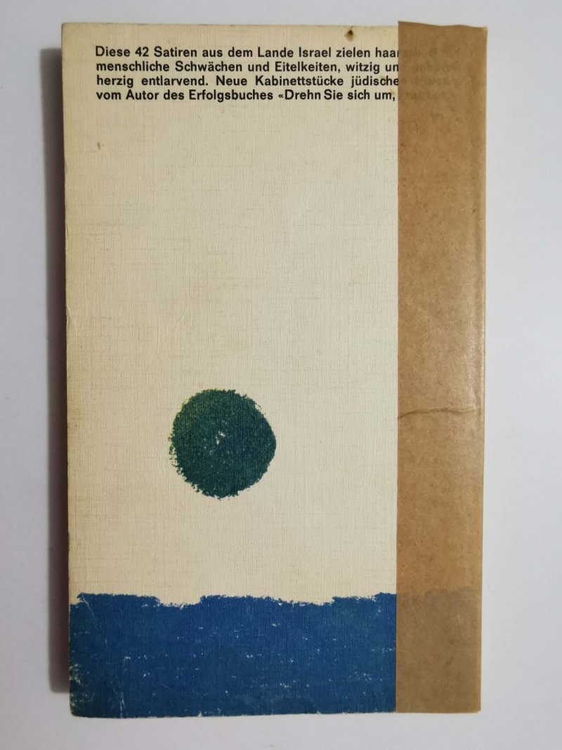 ARCHE, NOAH, TOURISTENKLASSE - Ephraim Kishon 1965
