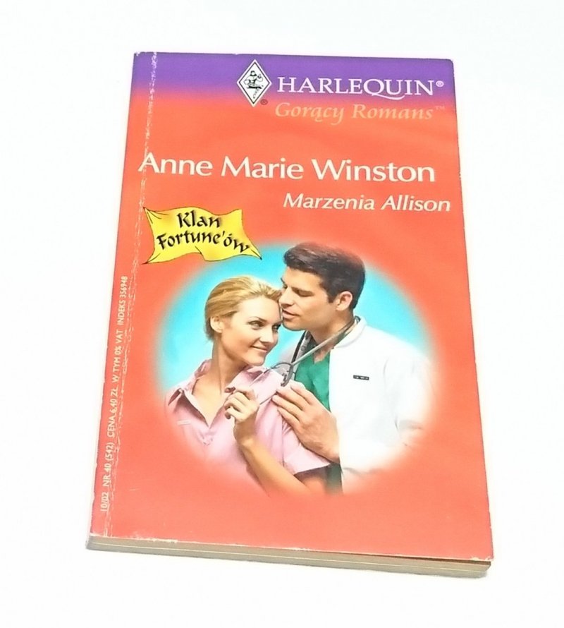 MARZENIA ALLISON - Anne Marie Winston 2002