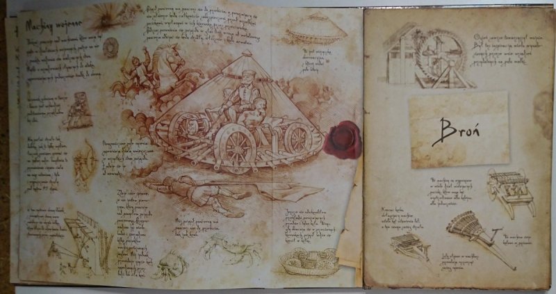 WYNALAZKI LEONARDA DA VINCI Z PIĘCIOMA MODELAMI DO SAMODZIELNEGO ZŁOŻENIA