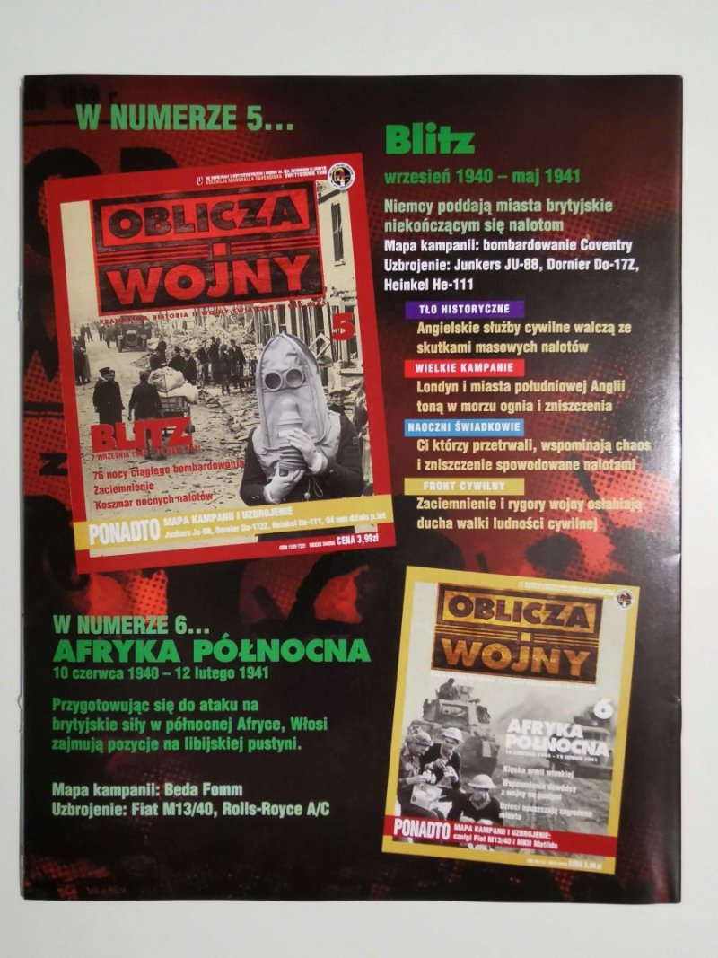 OBLICZA WOJNY NR 4 BITWA O ANGLIĘ 