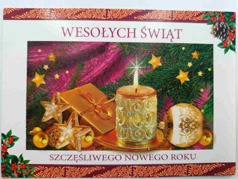 WESOŁYCH ŚWIĄT BIAŁA RAMA ŚWIECA