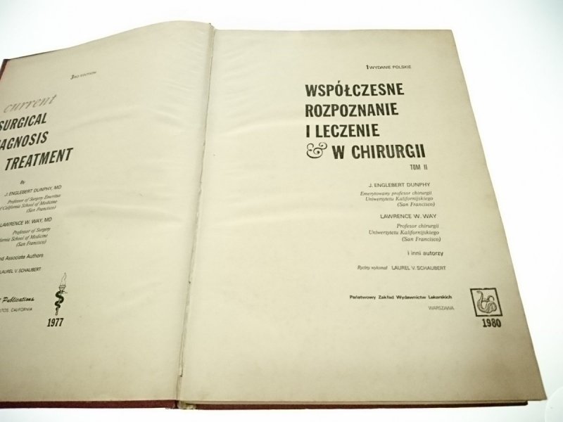 WSPÓŁCZESNE ROZPOZNANIE I LECZENIE W CHIRURGII T.2