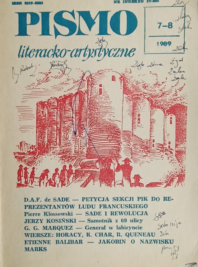 PISMO LITERACKO-ARTYSTYCZNE