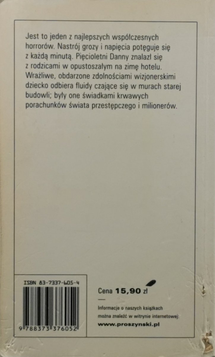 LŚNIENIE - Stephen King