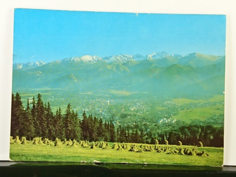 ZAKOPANE. PANORAMA TATR ZE SZCZYTU GUBAŁÓWKI