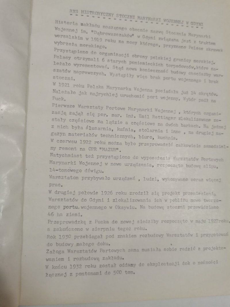 ZASŁUŻENI PRACOWNICY STOCZNI MARYNARKI WOJENNEJ