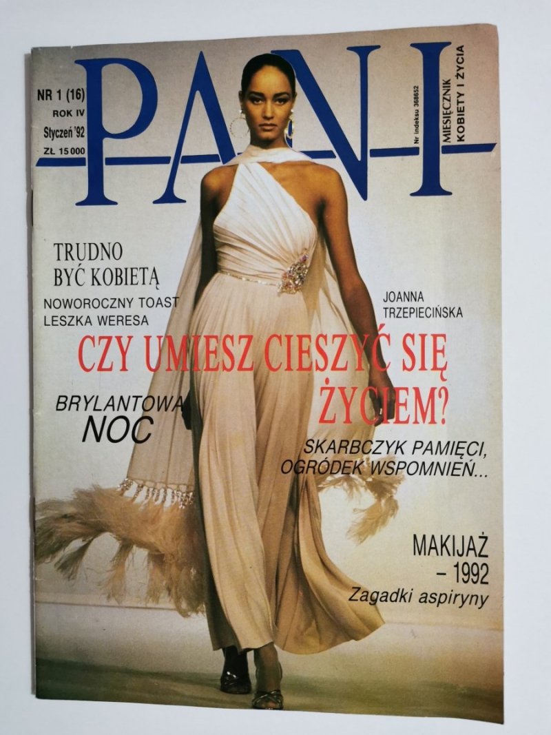 PANI NR 1 (16) ROK IV STYCZEŃ '92
