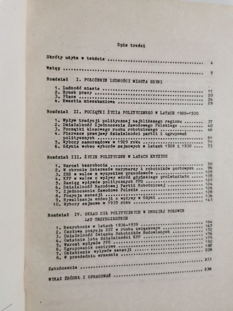 POLITYCZNE OBLICZE GDYNI W LATACH 1920-1939