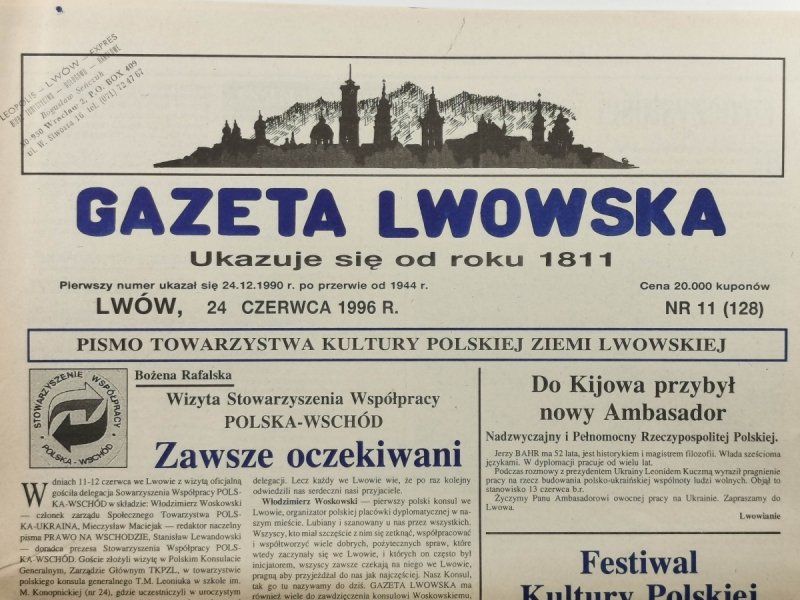 GAZETA LWOWSKA NR 11 (128) 1996