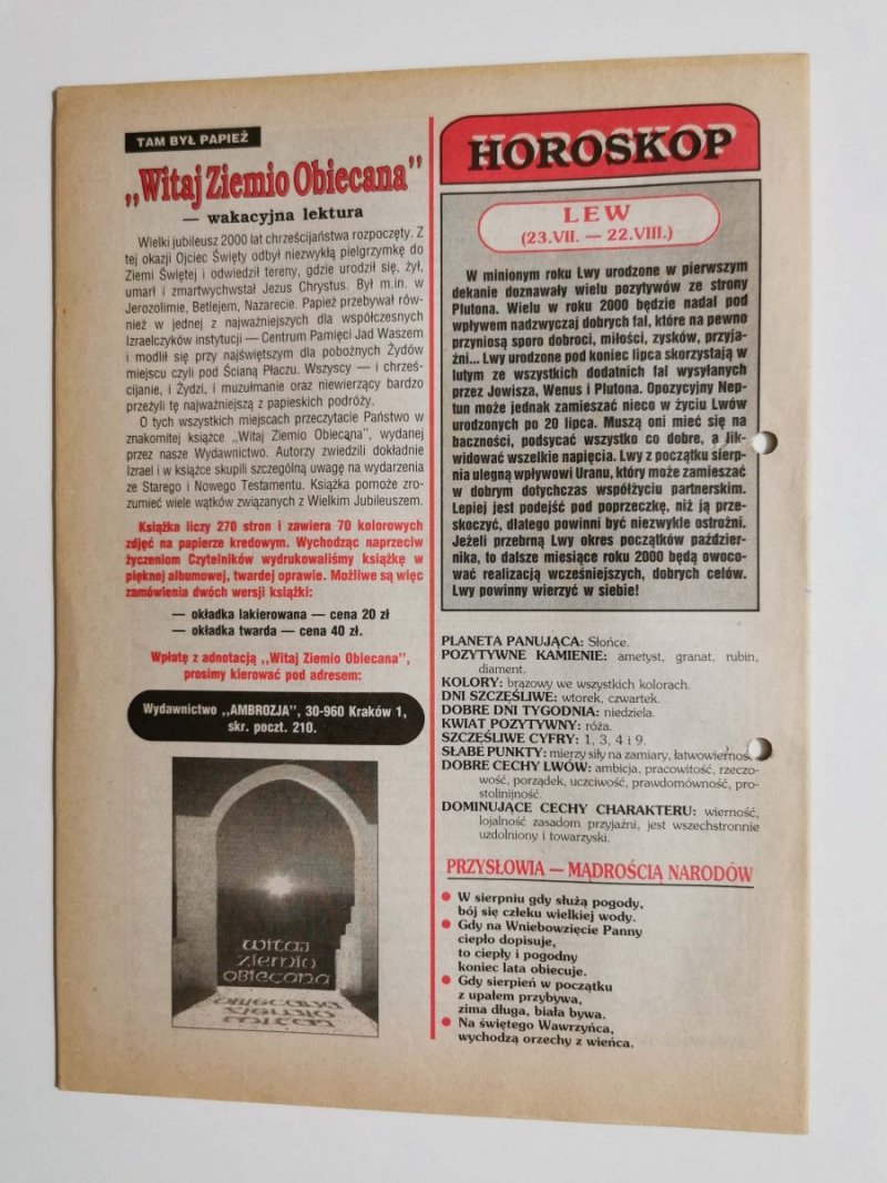 PORADNIK UZDRAWIACZA NR 8/93 SIERPIEŃ 2000 r.