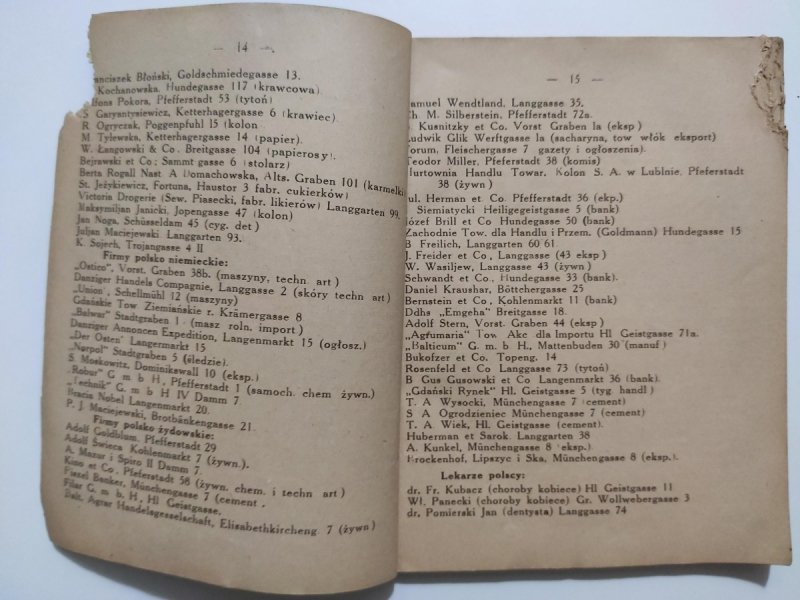 PRZEWODNIK PO GDAŃSKU OLIWIE I SOPOTACH – 1921R - M. Orłowicz
