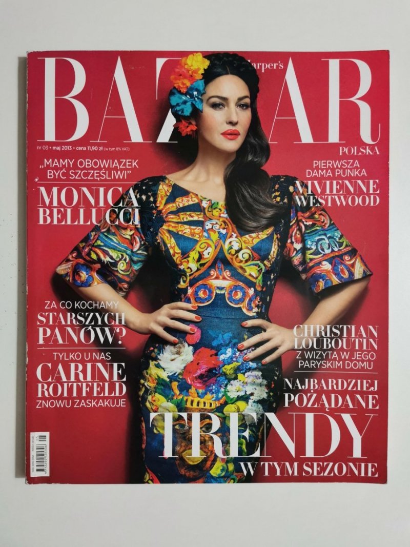 BAZAR POLSKA NR 03 MAJ 2013 MONICA BELLUCCI 