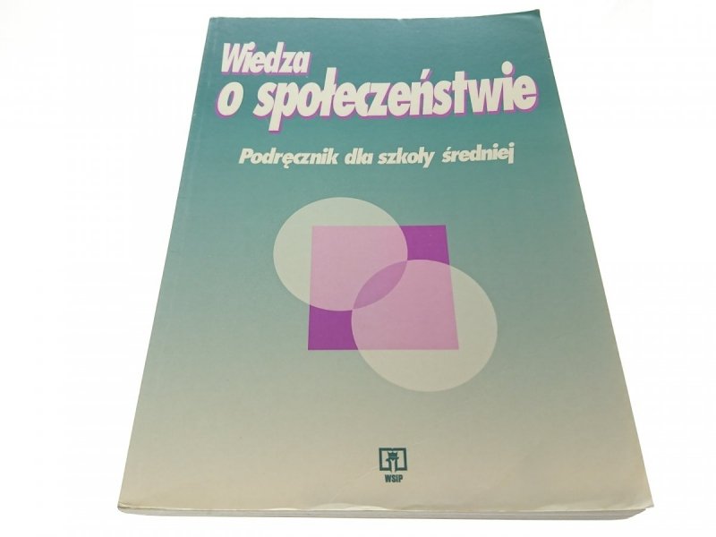 WIEDZA O SPOŁECZEŃSTWIE. PODRĘCZNIK (1995)