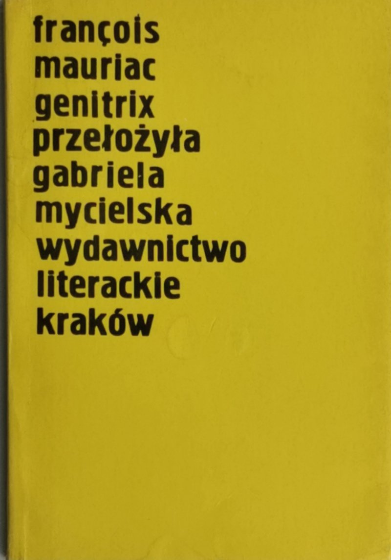 GENITRIX - Francois Mauriac