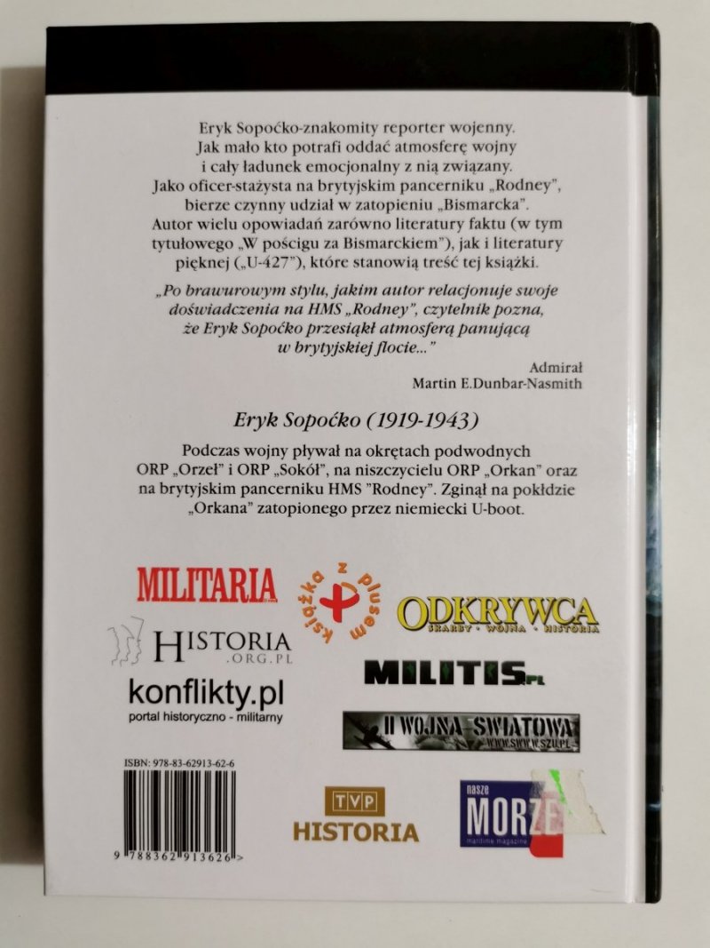 W POŚCIGU ZA BISMARCKIEM - Eryk Sopoćko 