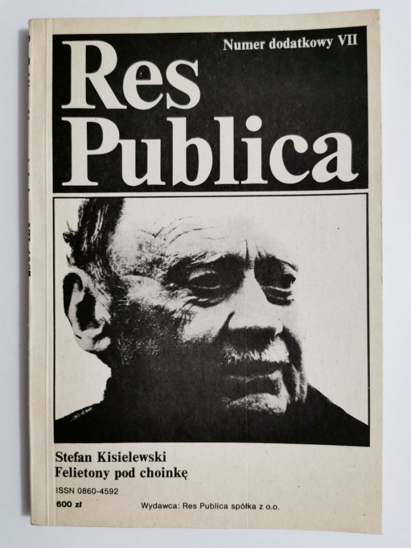 RES PUBLICA NR VII DODATKOWY FELIETONY POD CHOINKĘ 1987