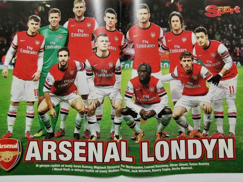 BRAVO SPORT PLAKAT. ARSENAL LONDYN. SKRA BEŁCHATÓW MISTRZ POLSKI 2014