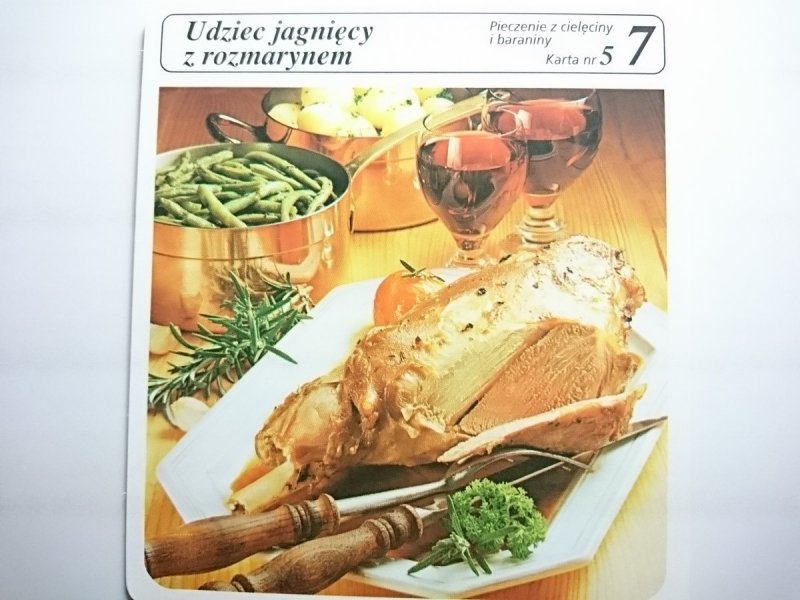 KARTA KULINARNA NR 5 UDZIEC JAGNIĘCY Z ROZMARYNEM