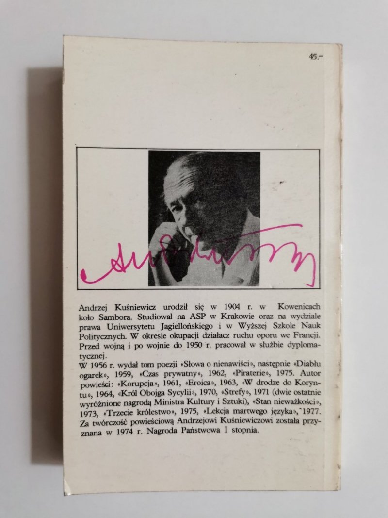 TRZECIE KRÓLESTWO - Andrzej Kuśniewicz 1978