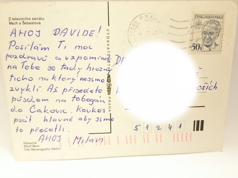 Z TELEVIZNIHO SERIALU MACH A ŚEBESTOVA