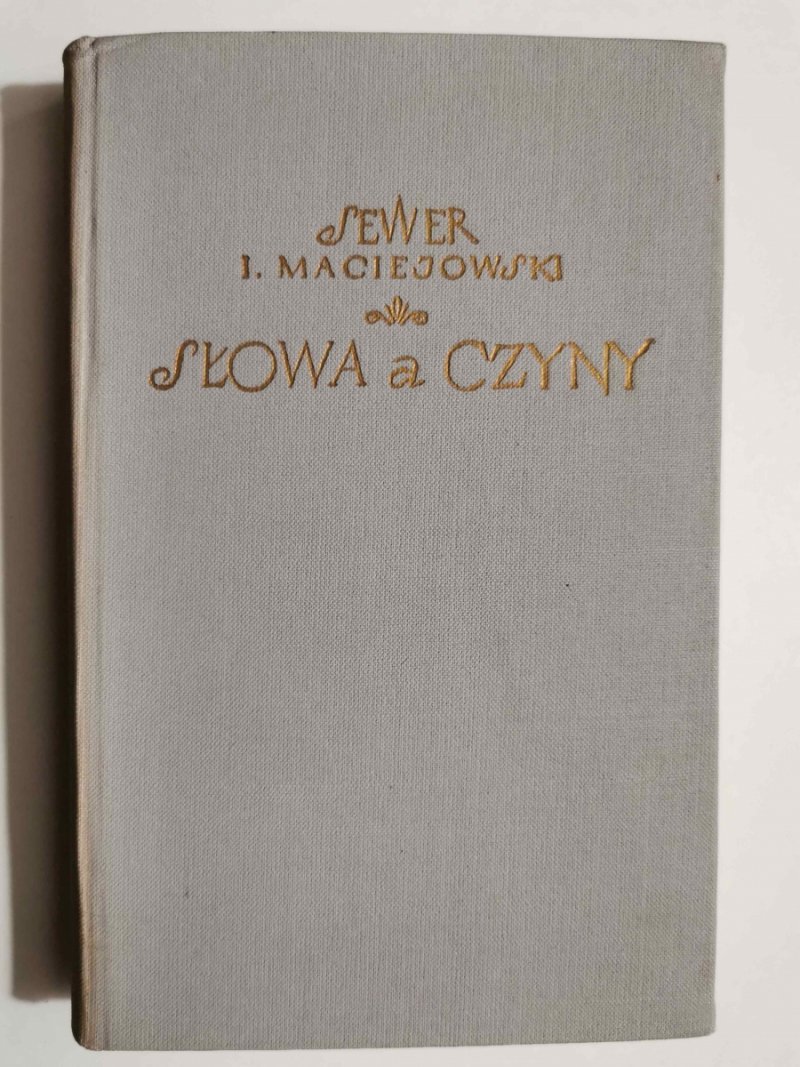 SŁOWA A CZYNY - Sewer Ignacy Maciejowski