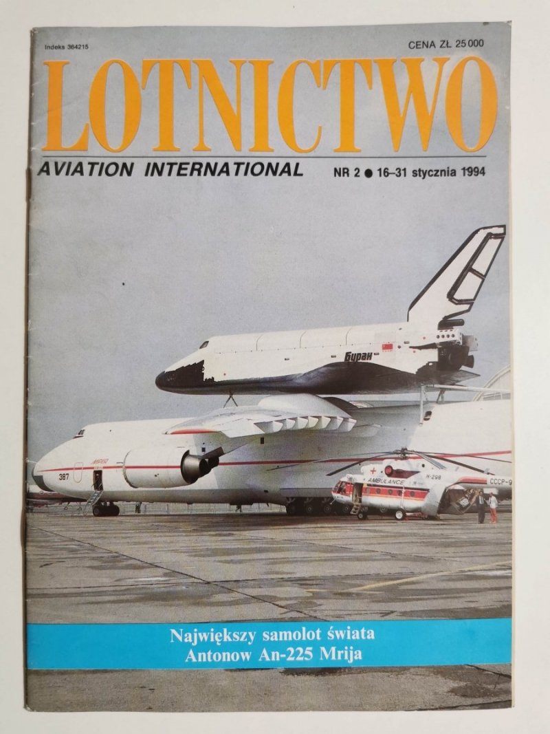 LOTNICTWO NR 2 16-31 STYCZNIA 1994