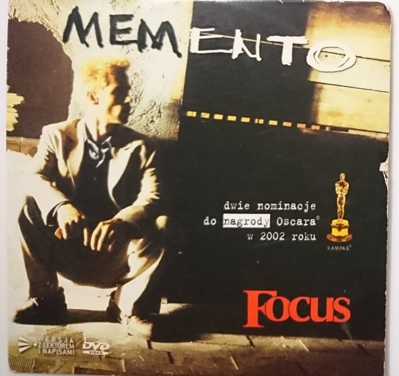 MEMENTO. FILM DVD