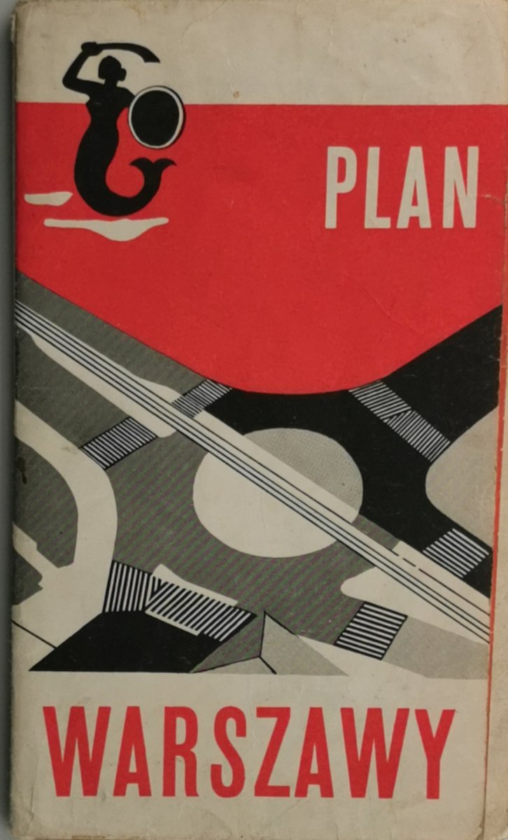 PLAN WARSZAWY 1972 MAPA
