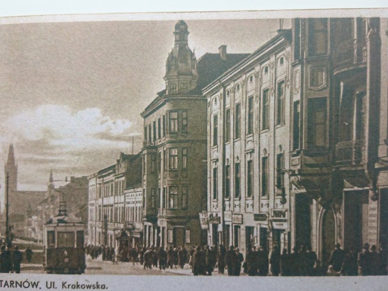 REPRINT. TARNÓW. UL. KRAKOWSKA. FOT. BARWNA