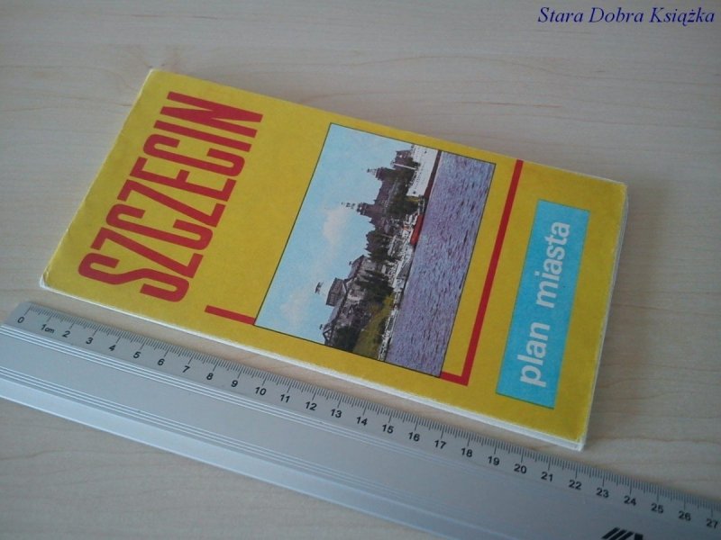 SZCZECIN - PLAN MIASTA 1983
