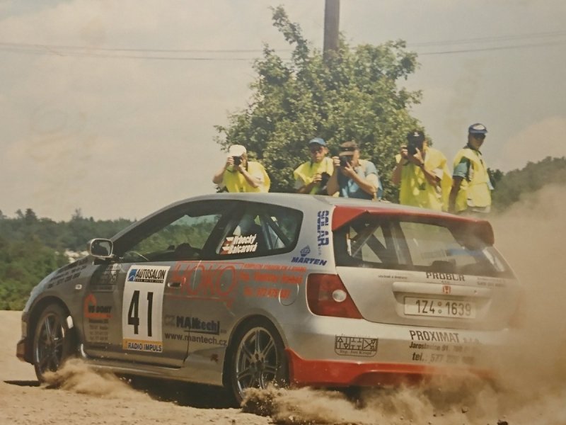 RAJD WRC 2005 ZDJĘCIE NUMER #129 HONDA CIVIC