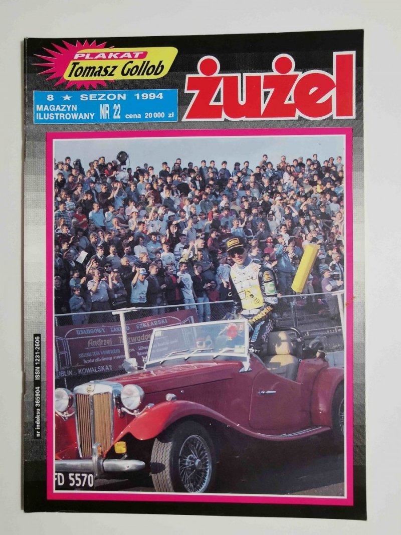 ŻUŻEL NR 22 1994 BEZ PLAKATU