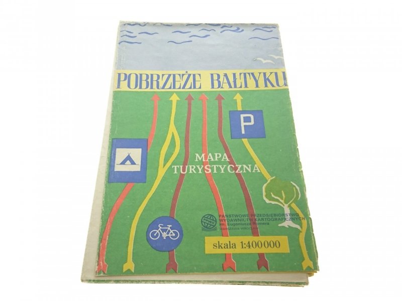 POBRZEŻE BAŁTYKU. MAPA TURYSTYCZNA (1987)