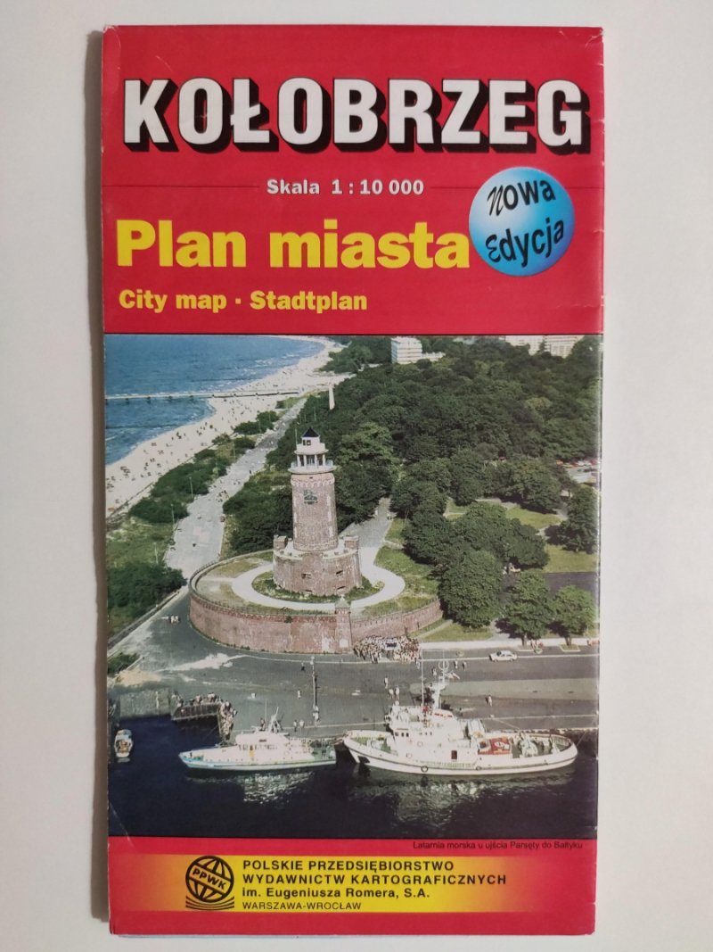 KOŁOBRZEG PLAN MIASTA 1996