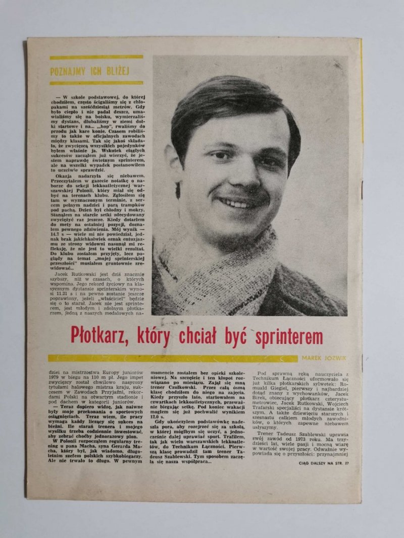LEKKOATLETYKA NR 4 (276) ROK XXIV 1979 