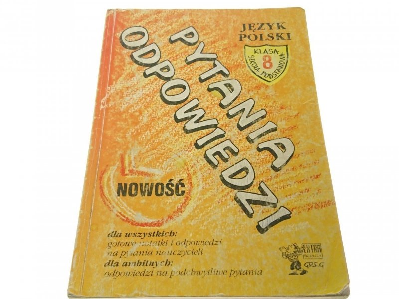 JĘZYK POLSKI 8 PYTANIA ODPOWIEDZI - Maczuga (1996)