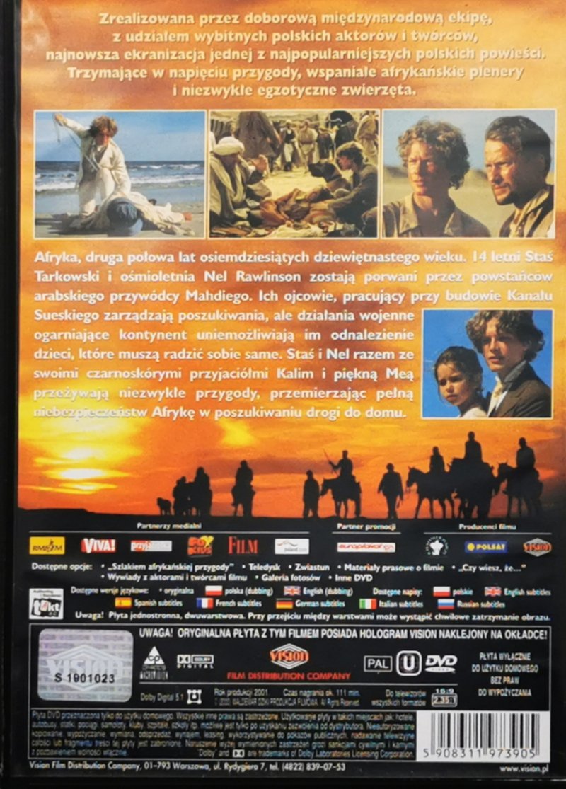 DVD. W PUSTYNI I W PUSZCZY