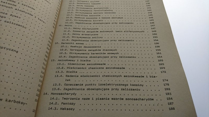 ĆWICZENIA Z CHEMII ORGANICZNEJ Alina Bukowska 1989