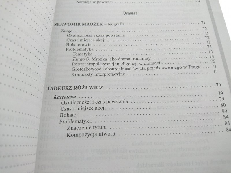 OPRACOWANIA LEKTURY WIERSZE 7b POLSKA LITERATURA