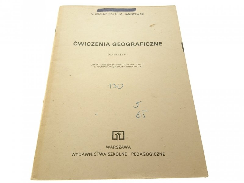 ĆWICZENIA GEOGRAFICZNE DLA KLASY VIII Chałubińska