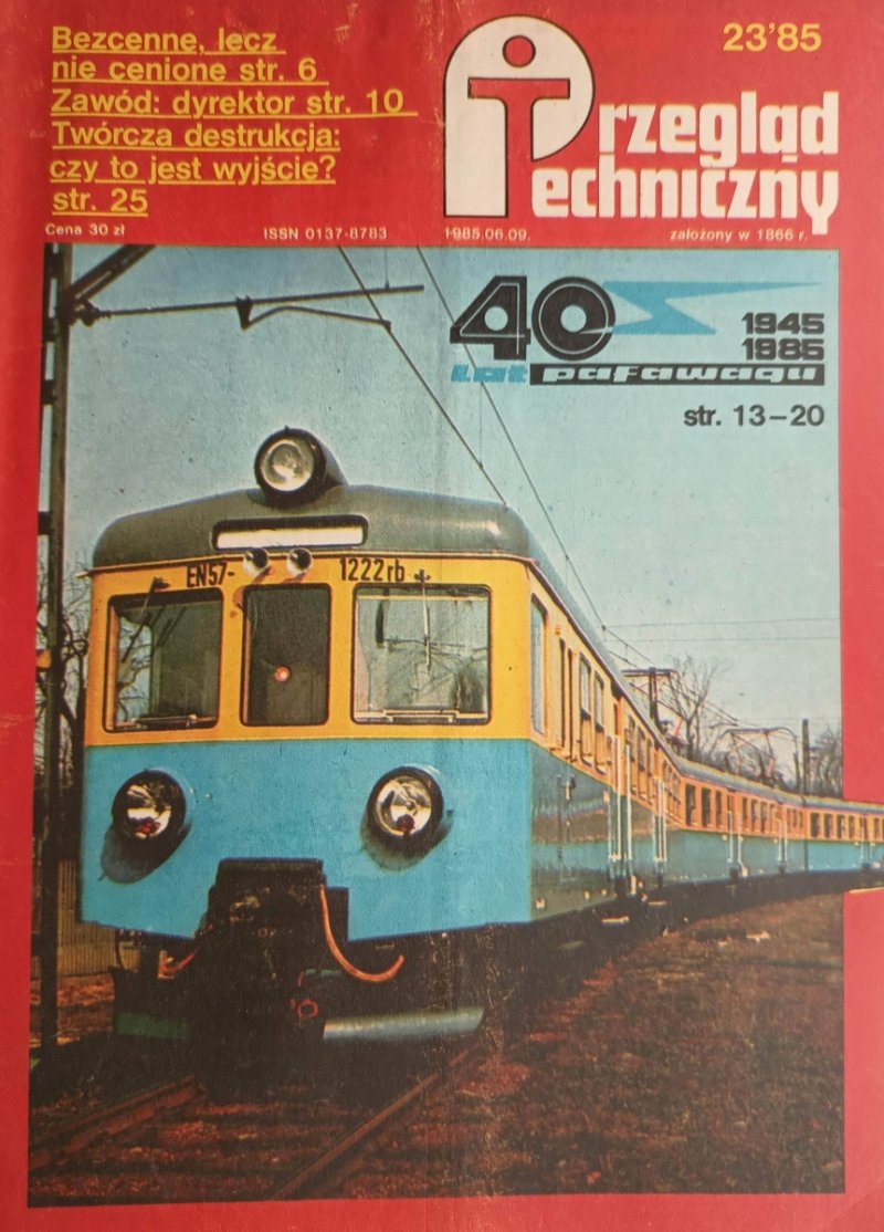 PRZEGLĄD TECHNICZNY NR 23/1985