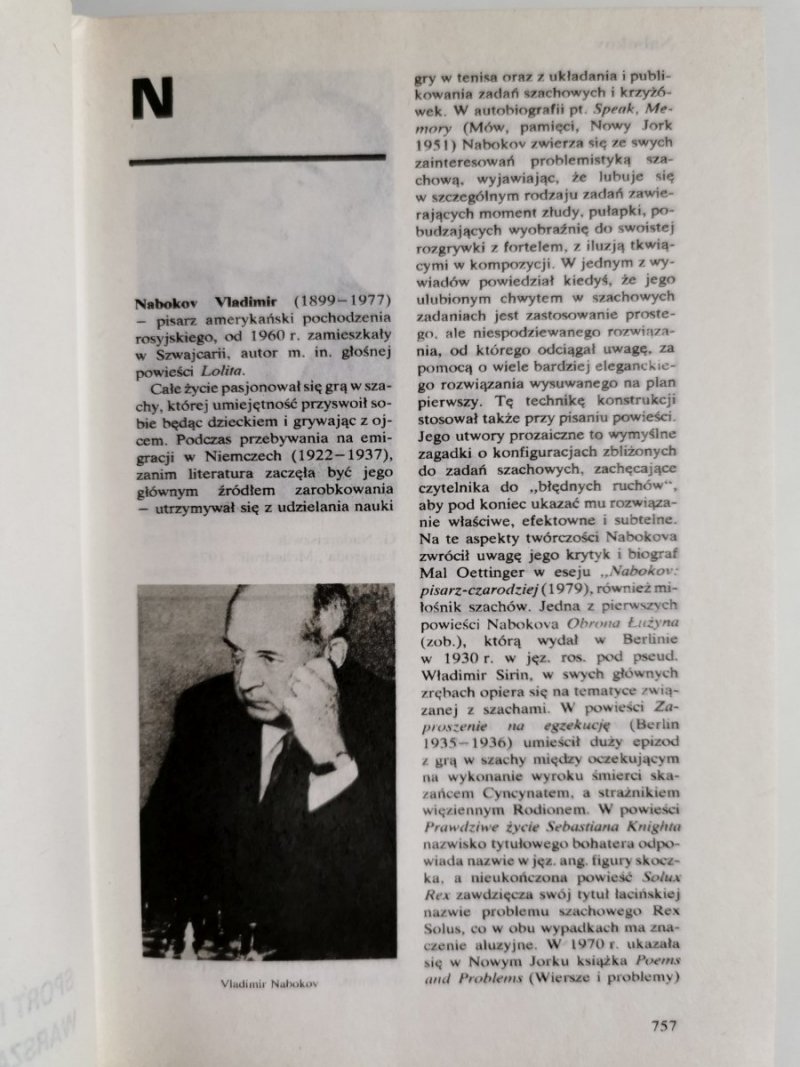 SZACHY OD A DO Z tom 2 n-z - Władysław Limanowicz 