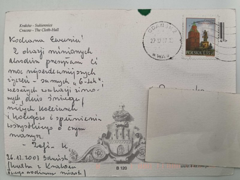 KRAKÓW RYSUNEK SUKIENNICE