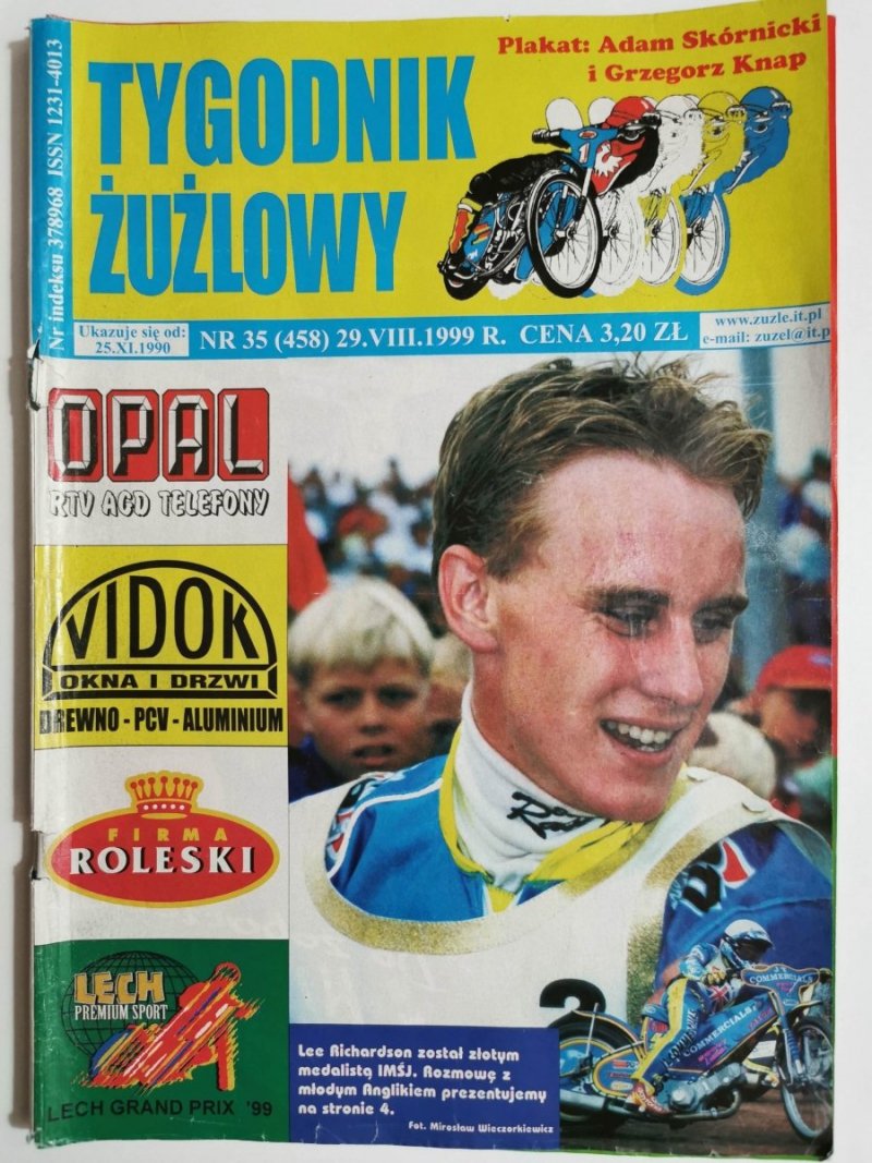 TYGODNIK ŻUŻLOWY NR 35 1999