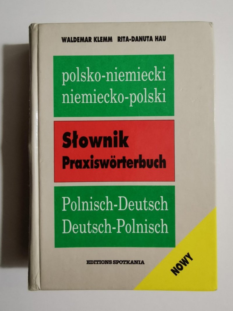 POLSKO-NIEMIECKI NIEMIECKO-POLSKI SŁOWNIK PRAXISWORTERBUCH 