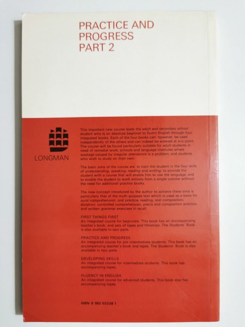 PRACTICE AND PROGRESS PART 2 - L. G. Alexander 1983
