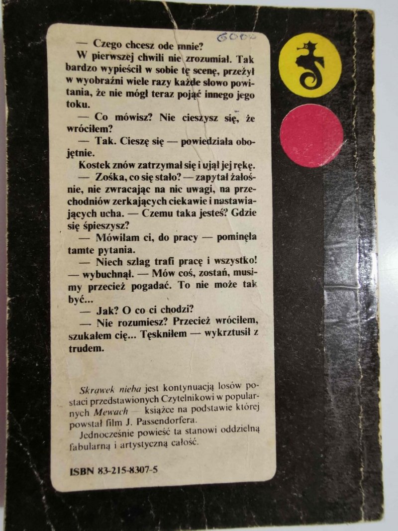 SKRAWEK NIEBA - Stanisław Goszczurny 1990