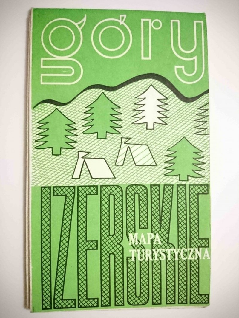 Góry Izerskie. MAPA TURYSTYCZNA 1977 SKALA 1: 75 000 